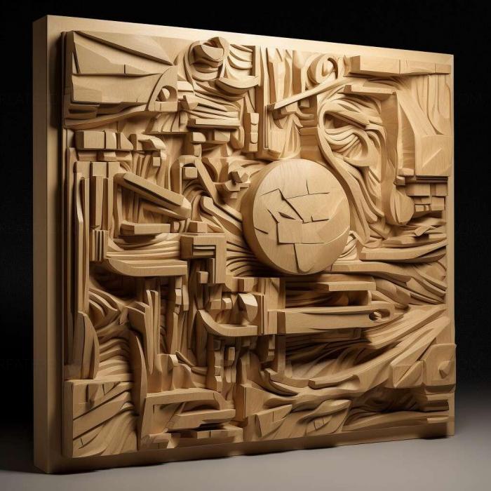 نموذج ثلاثي الأبعاد لآلة CNC 3D Art 